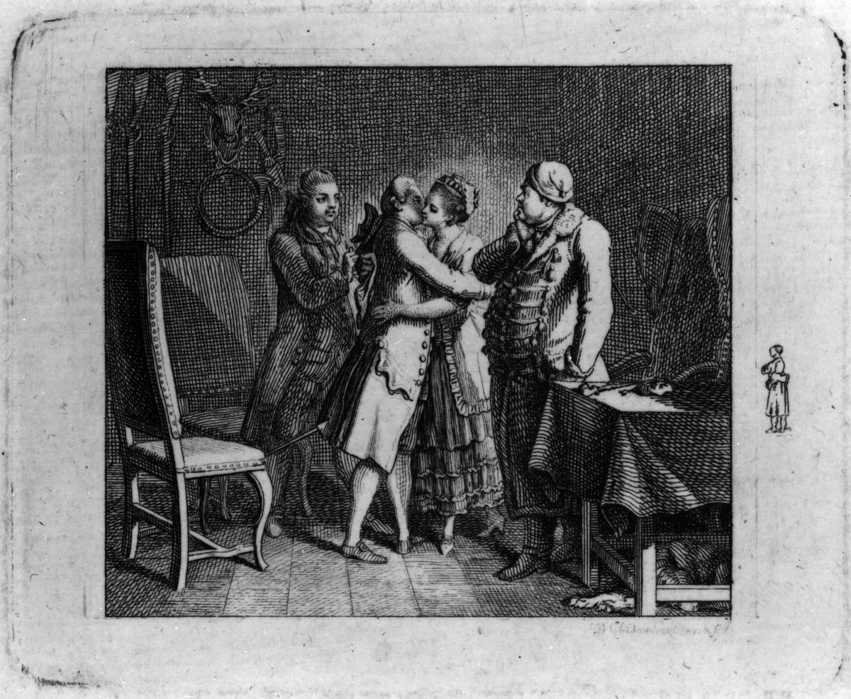 Titel-Vignette zu Nicolais Freuden des jungen Werther