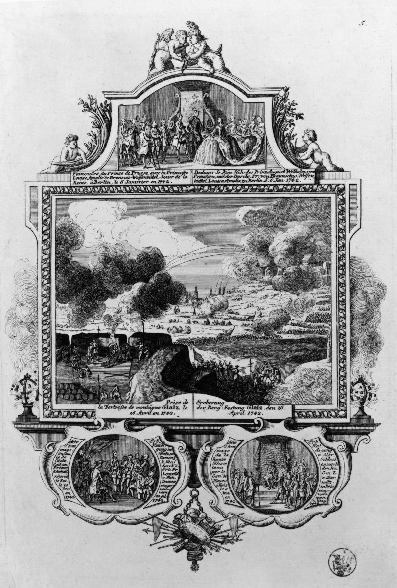 Eroberung der Festung Glatz 1742