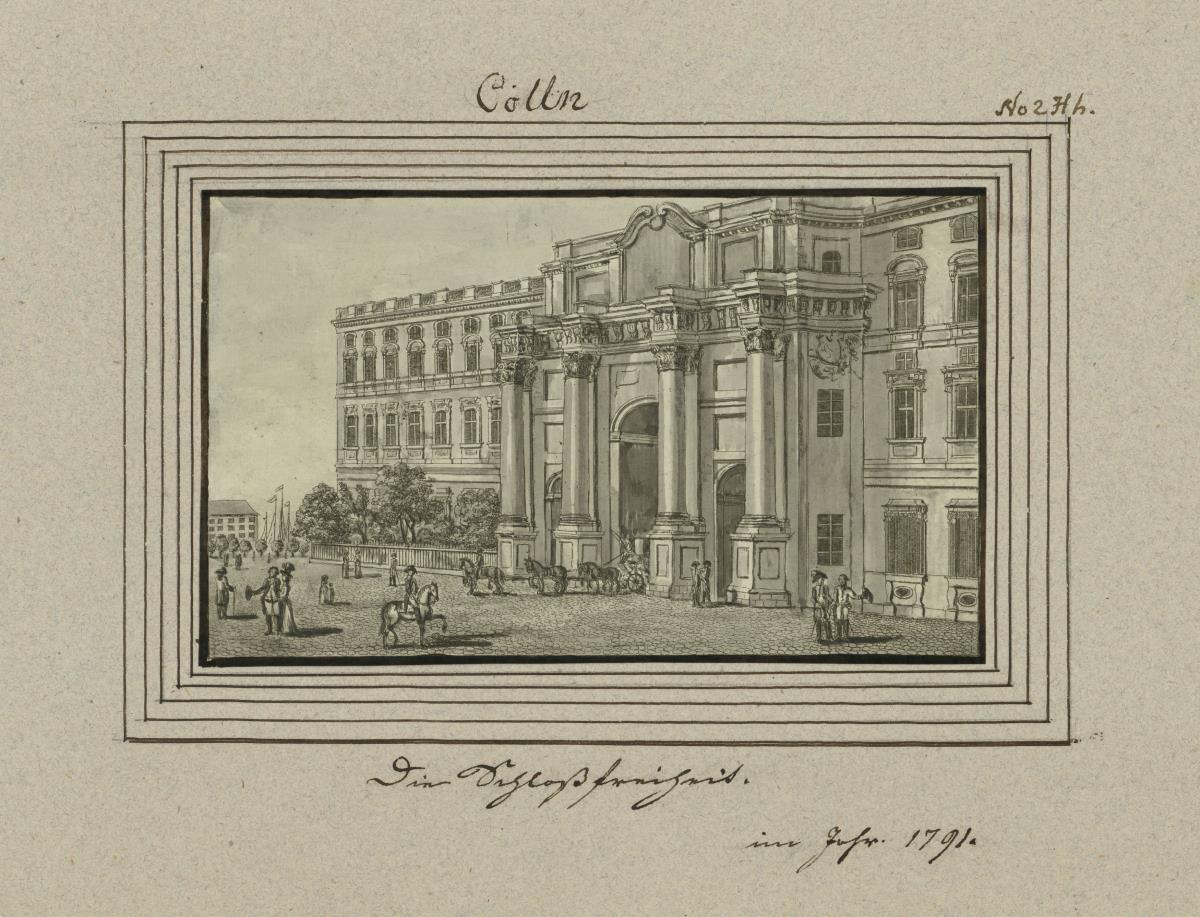 Cölln. Die Schlossfreiheit. im Jahr 1791.