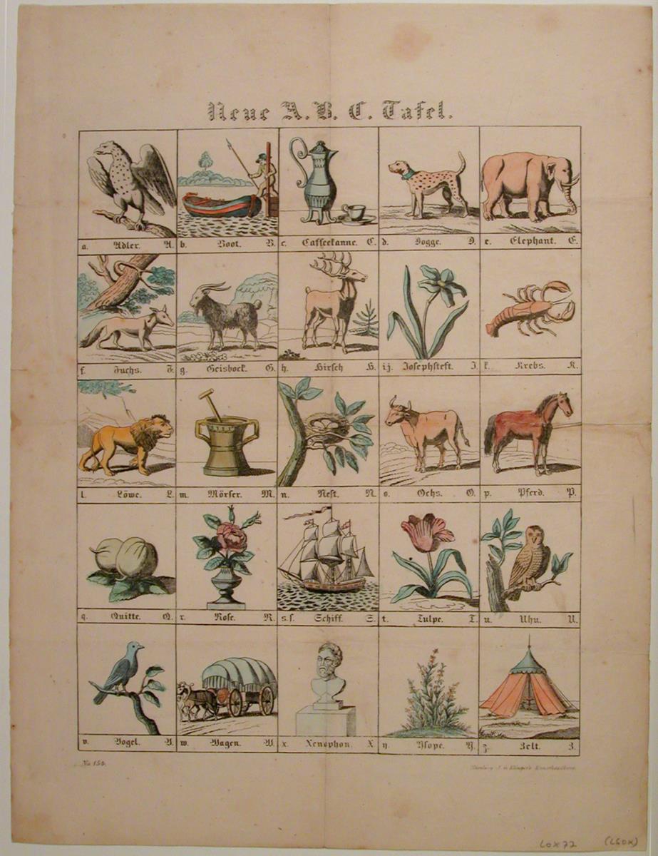 Neue A. B. C. Tafel