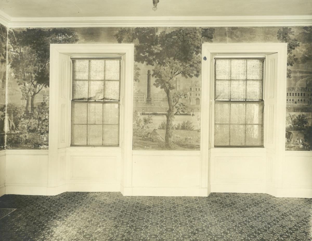 Salem, 142, Federal Street, Cook-Oliver House, Innenaufnahme mit Fenstern