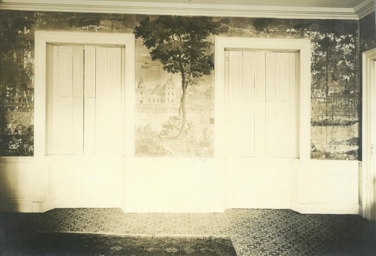 Salem, 142, Federal Street, Cook-Oliver House, Innenaufname mit Fenstern