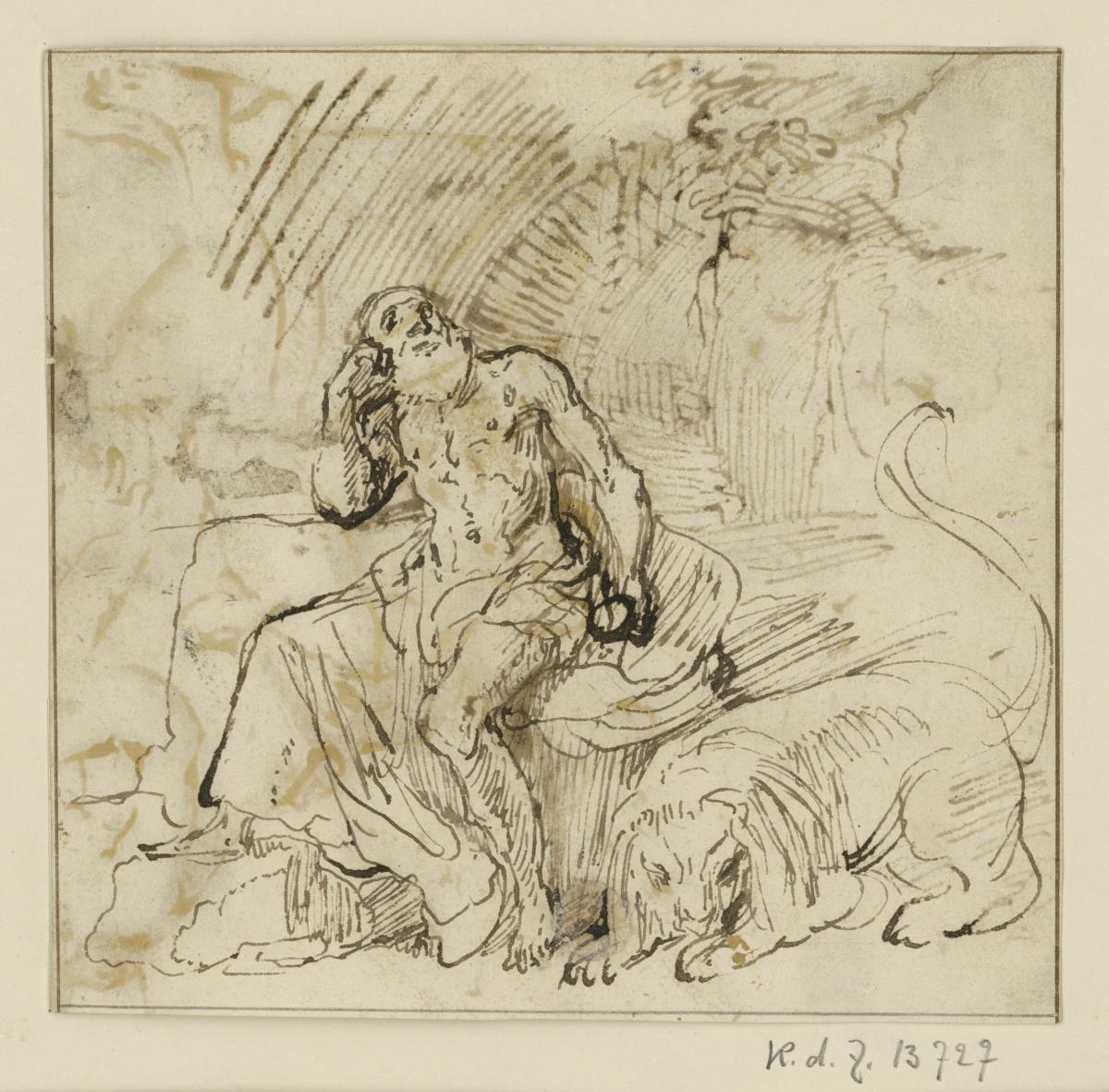 Hieronymus mit dem Löwen