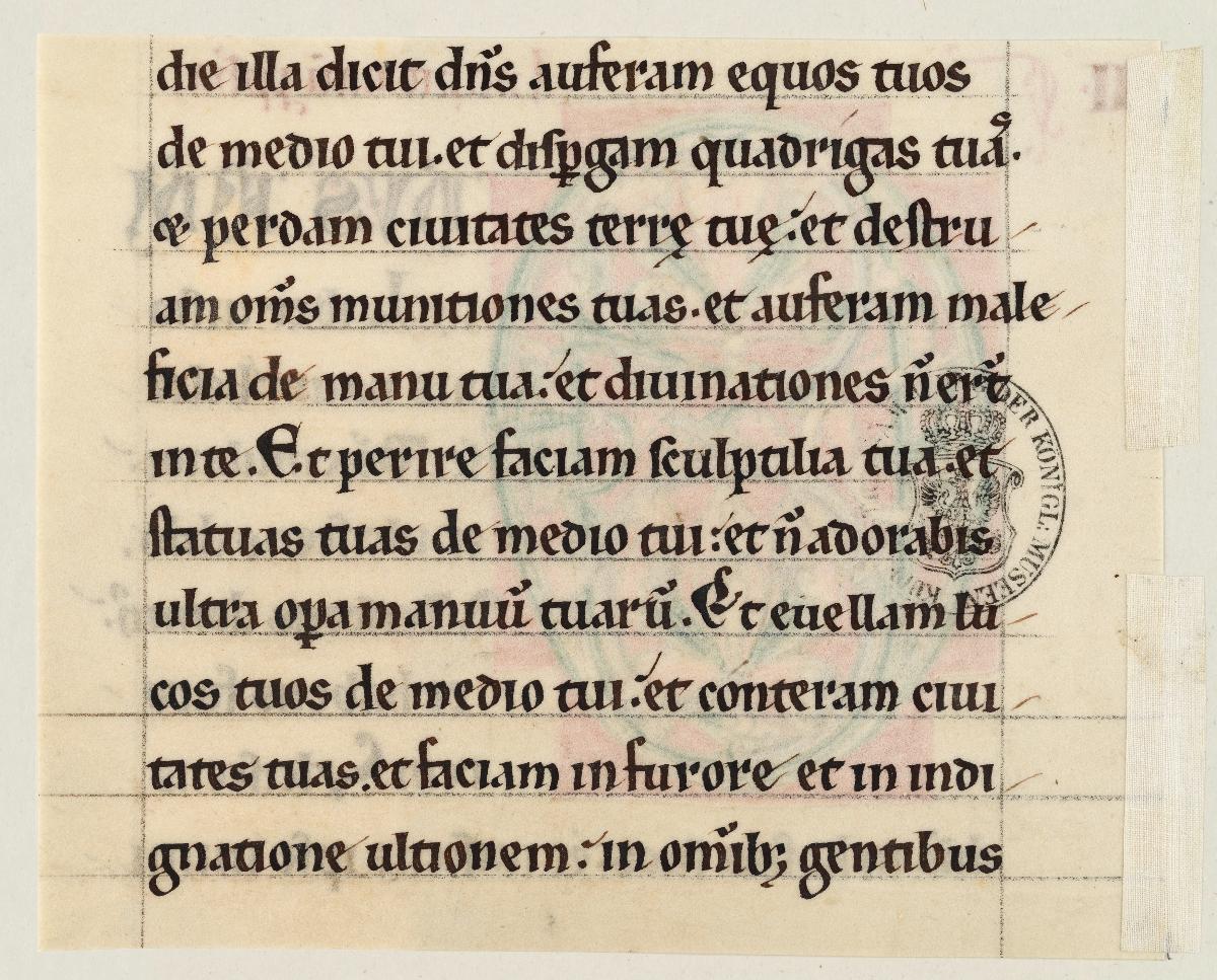 Schriftseite aus einer Bibel