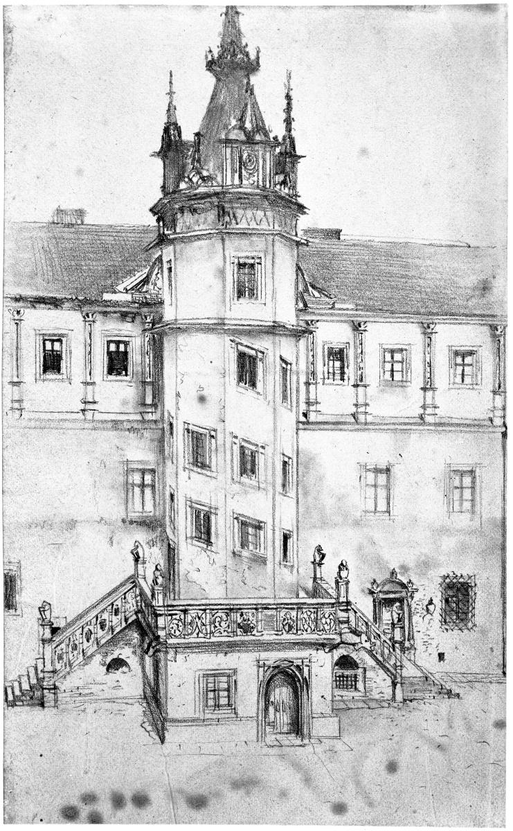 Renaissanceschloss mit Treppenturm