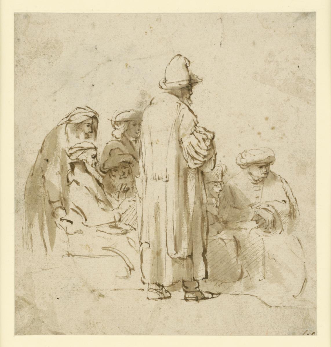 Studie zu einem zwölfjährigen Christus im Tempel (?)