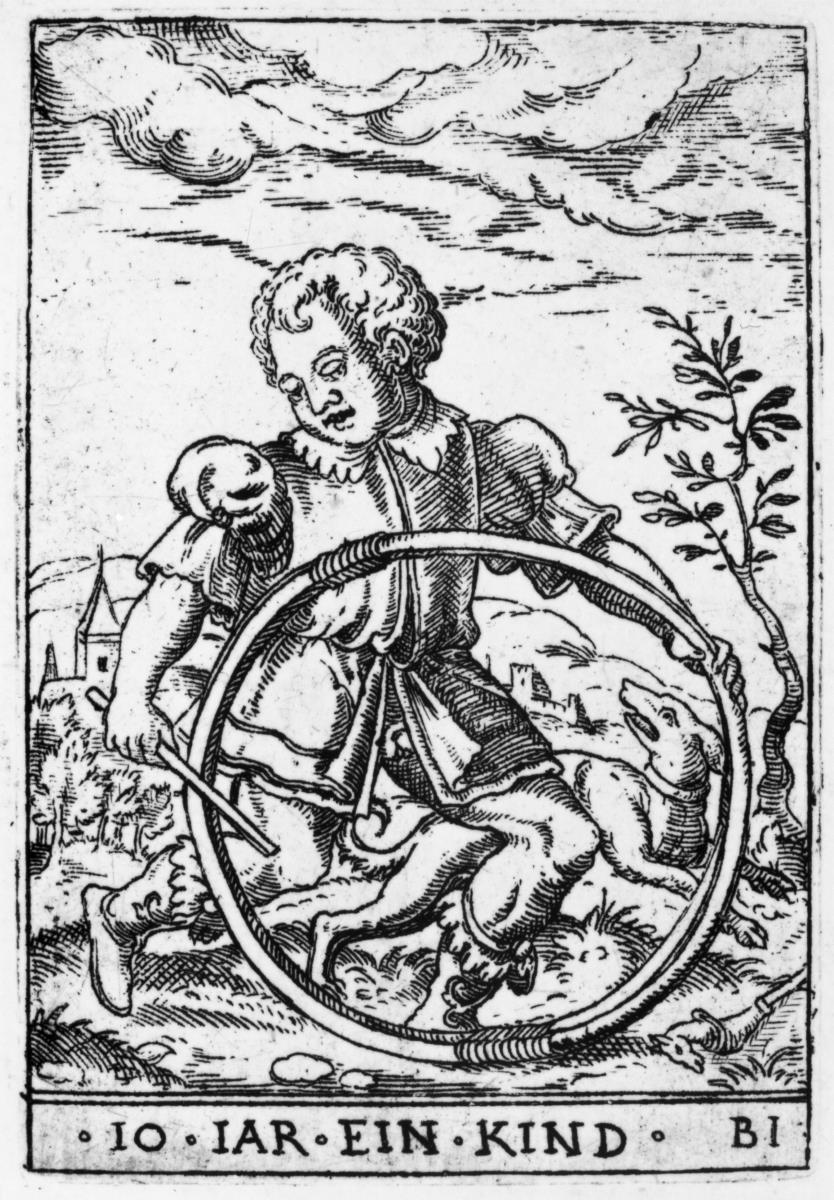 Die Altersstufen des Mannes. 10-jähriges Kind. Erstes Lebensalter