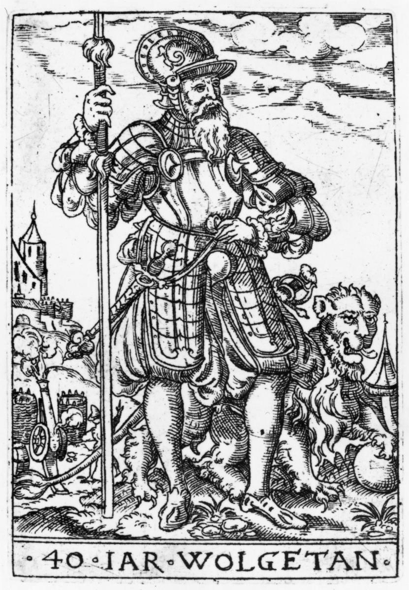 Die Altersstufen des Mannes. 40-jähriger Mann. Viertes Lebensalter