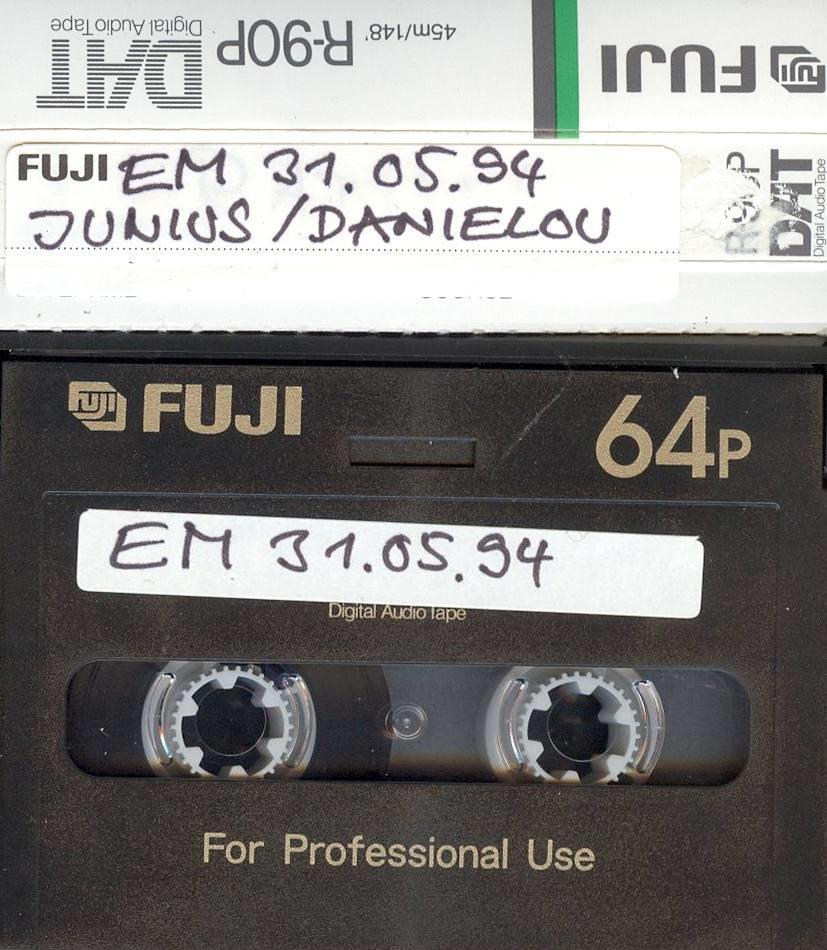 EM (=Ethnomagazin) 31.05.94. Junius/Danielou