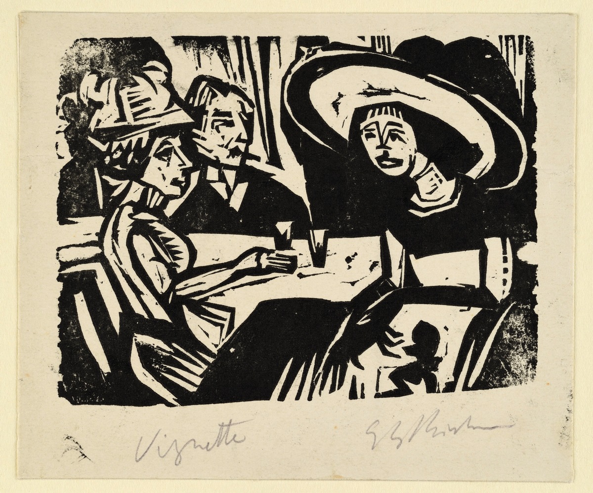 Vignette Kokotte im Café
