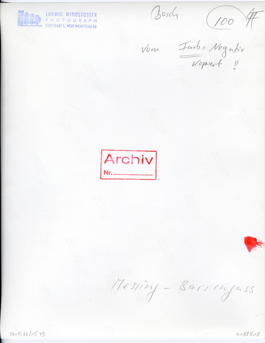 Robert Bosch GmbH, Messing-Guss