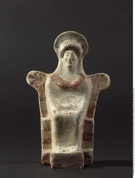 Sitzende Athena