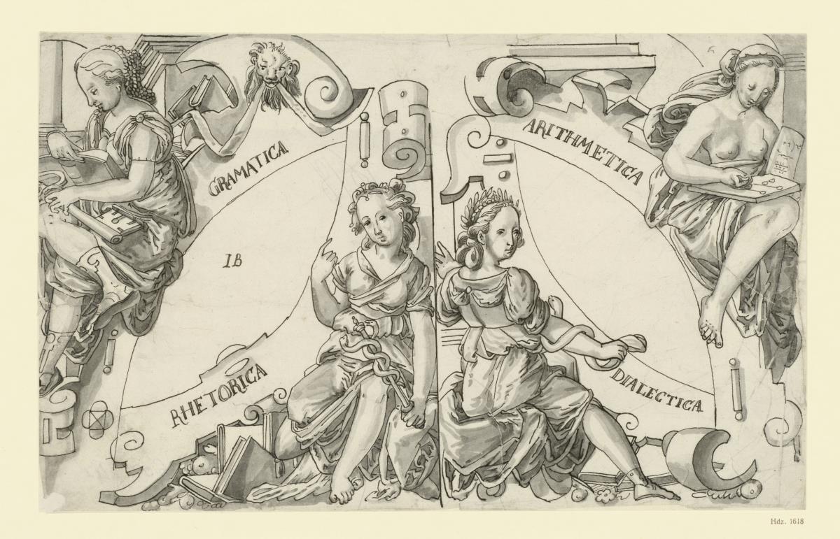 Figuren der Gramatica, Arithmetica, Rhetorica und Dialectica