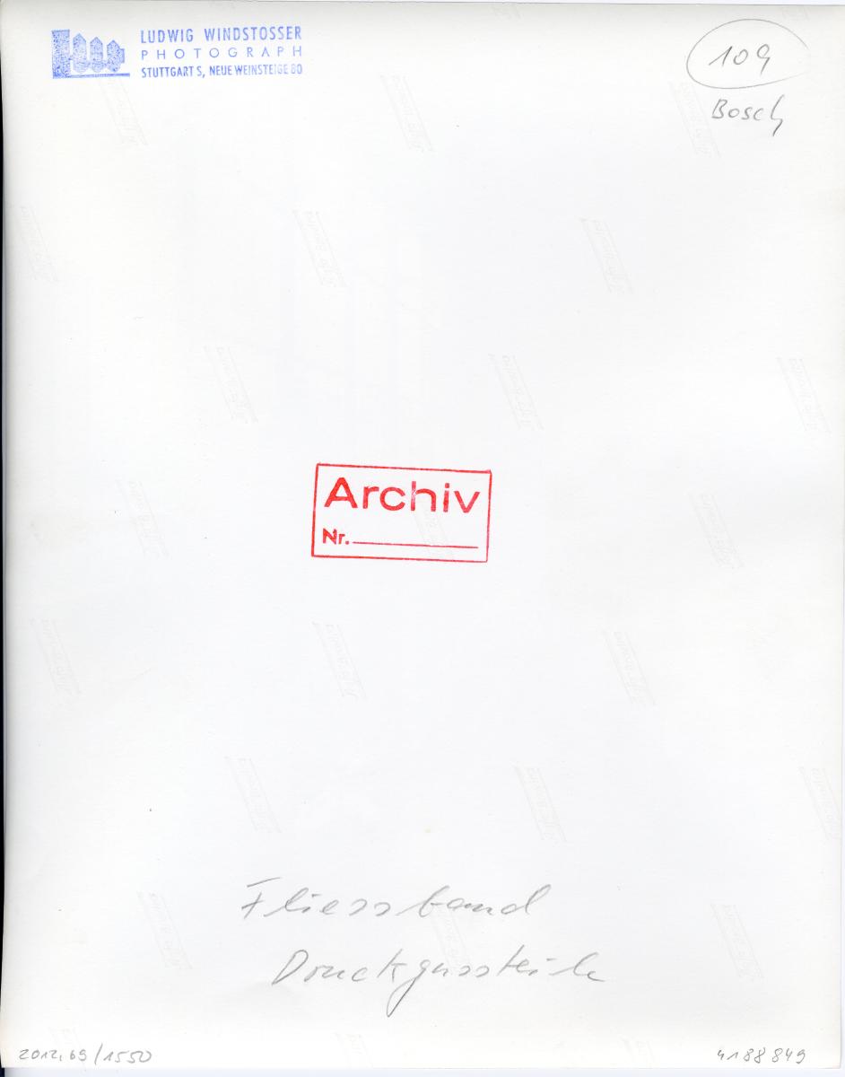Robert Bosch GmbH, Bearbeiten von Druckgussteilen am Fließband