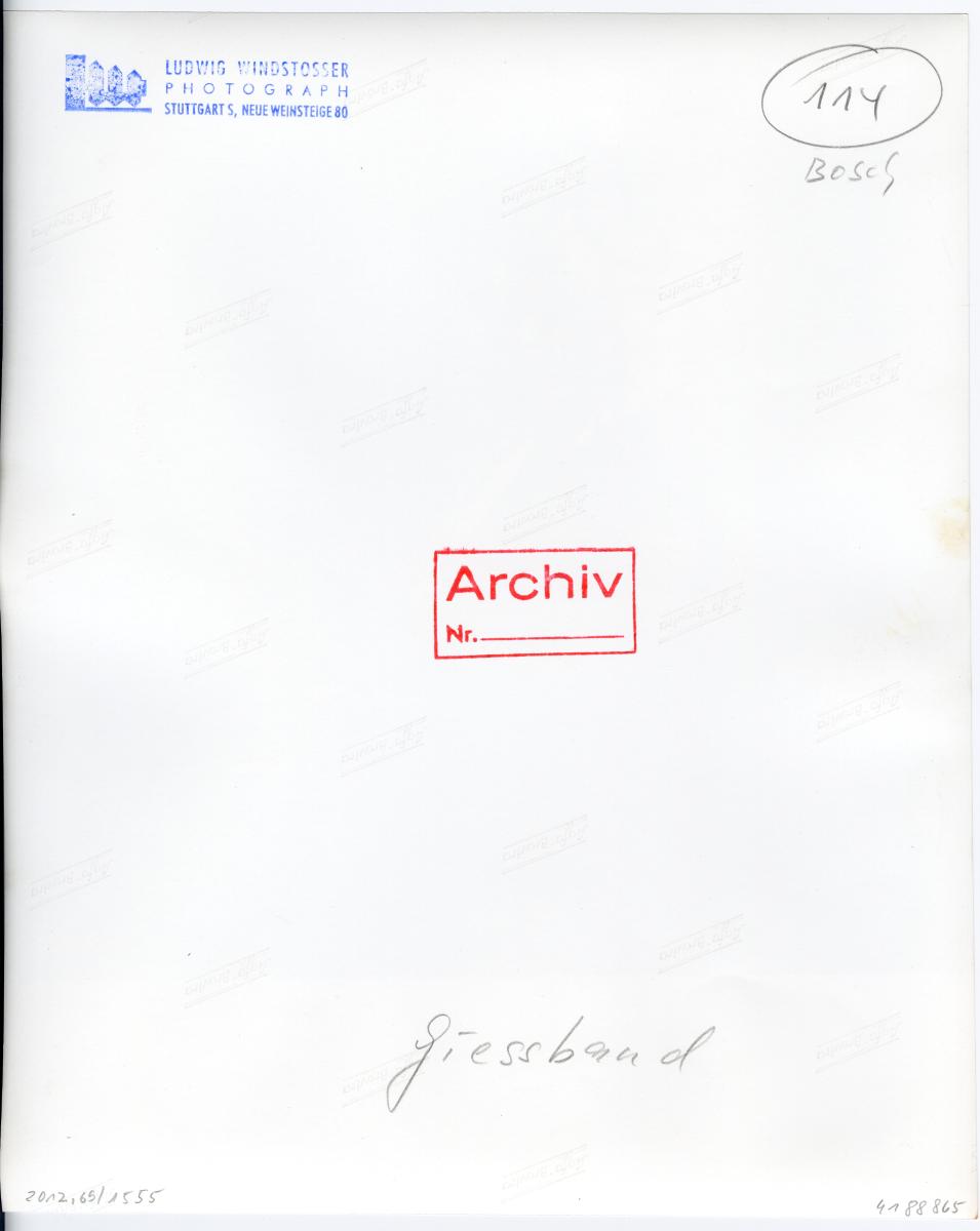 Robert Bosch GmbH, Arbeiter am Gießband