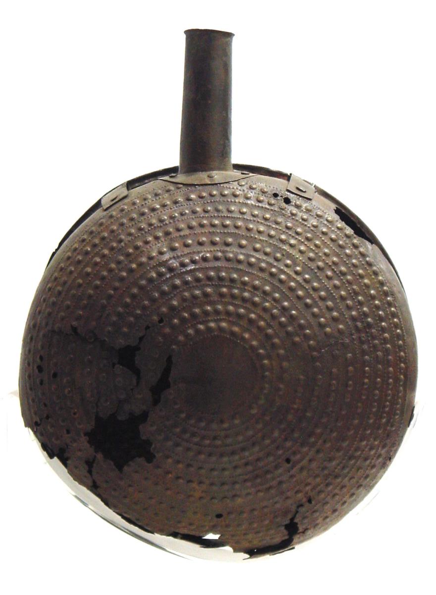 Feldflasche. "Kasserolle mit Deckel und Griff; ..."