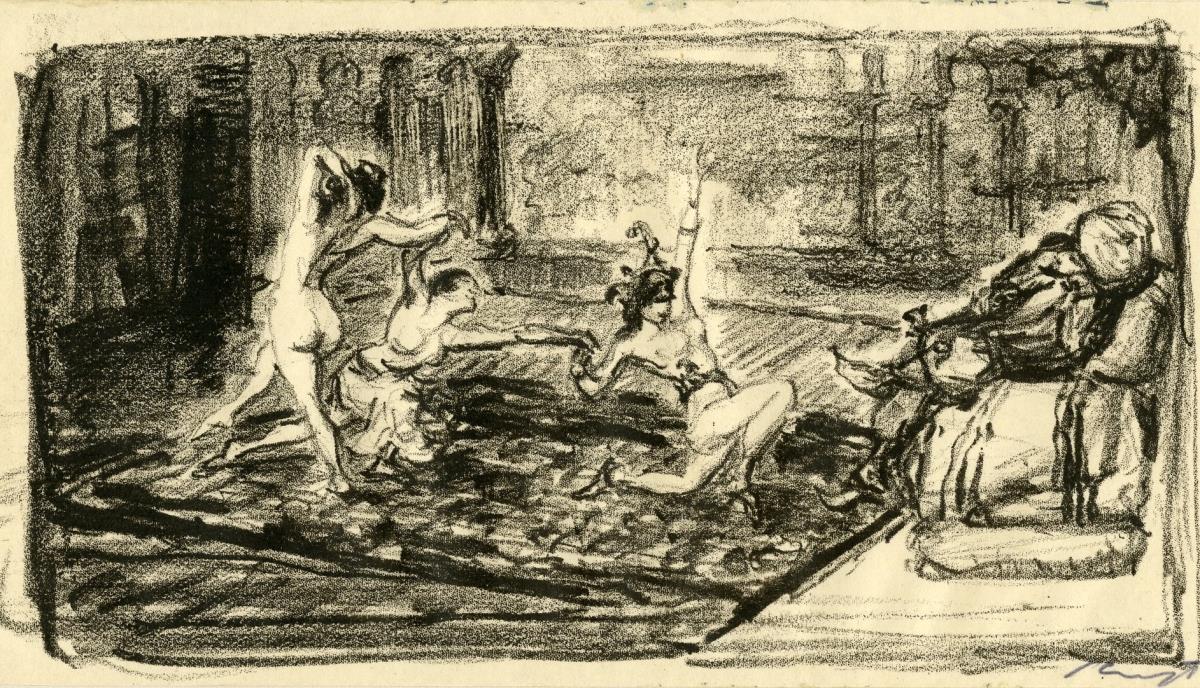 Sindbad der Seefahrer (Sindbad daheim mit den nackten Tänzerinnen)