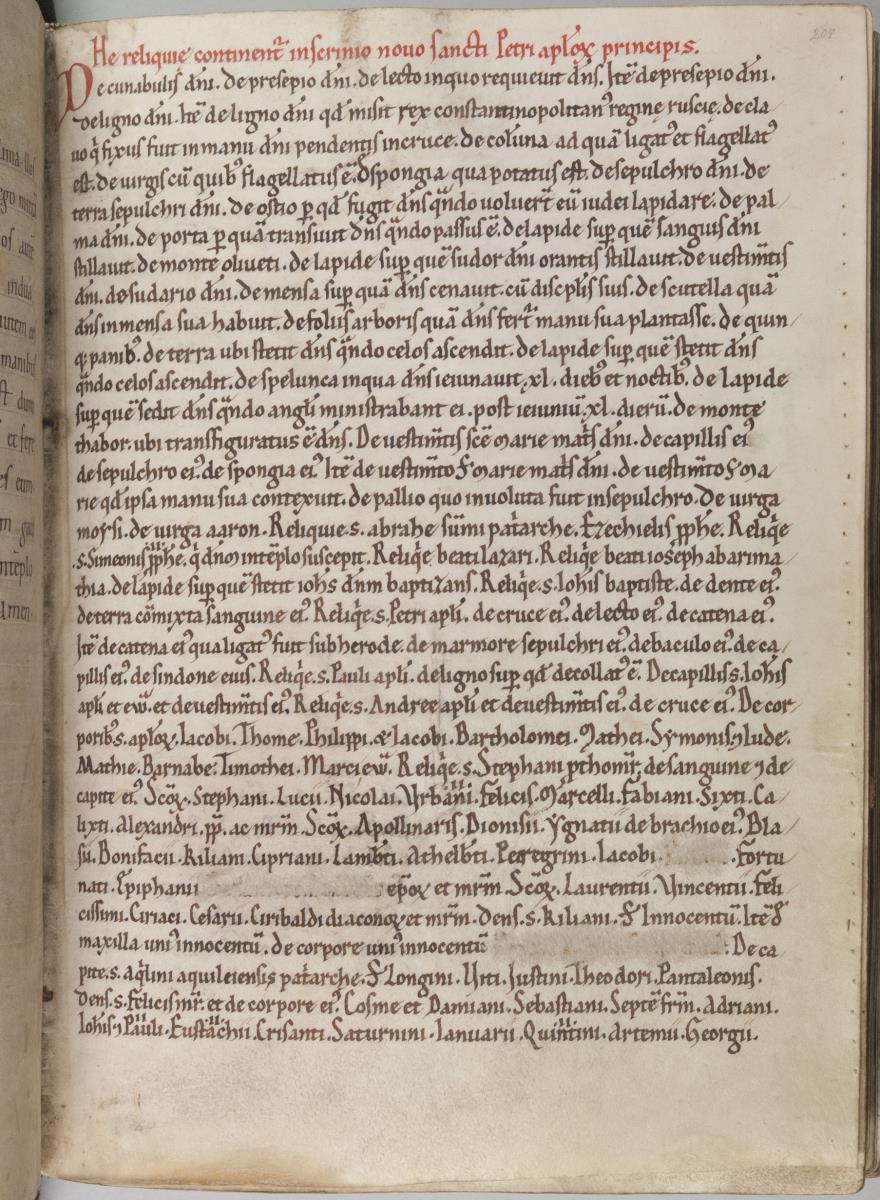 Evangeliar aus dem Abdinghofkloster Sankt Peter und Paul in Paderborn. Textseite
