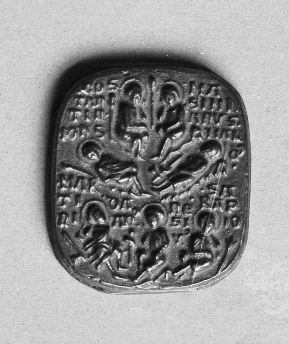 Medaillon mit den Siebenschläfern