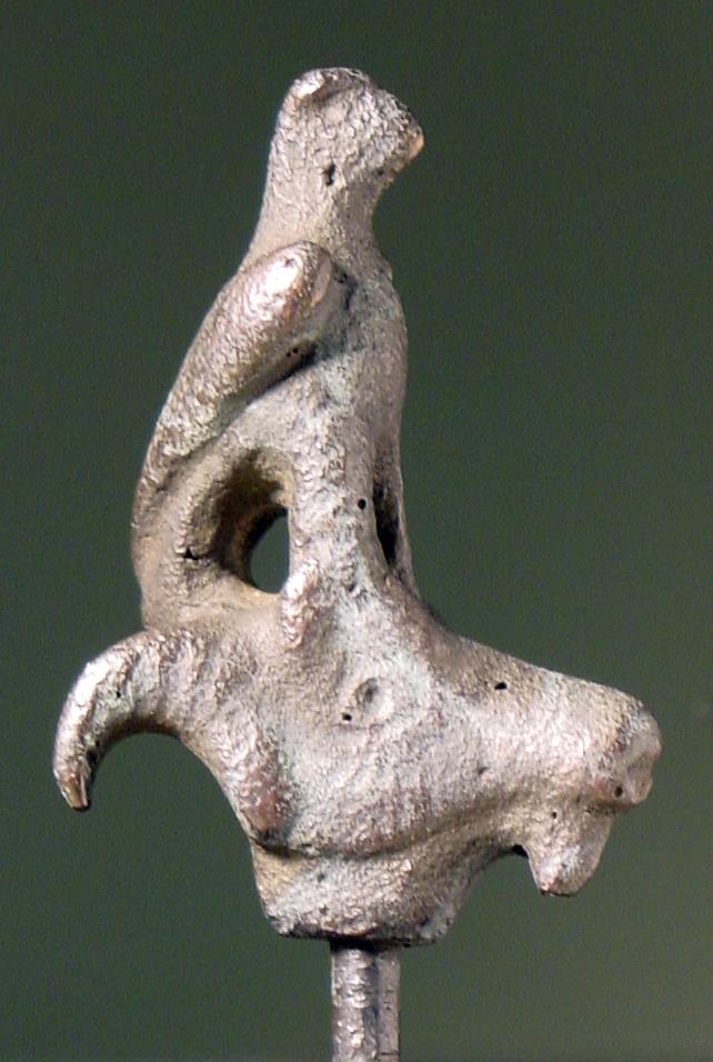 Adler auf Ziegenkopf stehend; Weihung für Dolichenus