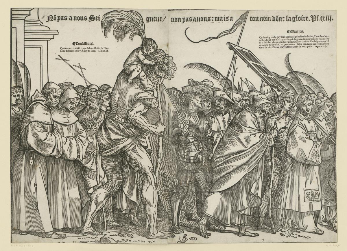 Triumph des Glaubens (Blatt 9 und 10 der französischen Ausgabe)