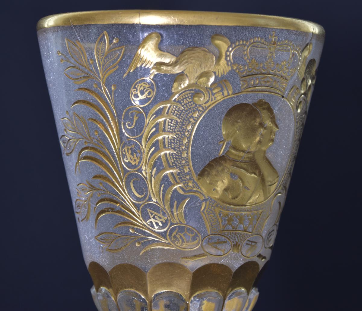 Pokal mit dem Doppelbildnis Friedrich Wilhelms I. und Sophie Dorotheas