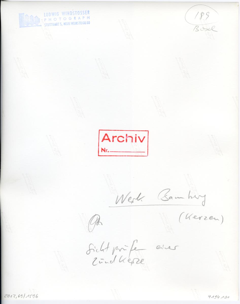 Robert Bosch GmbH, Visuelle Prüfung einer Zündkerze