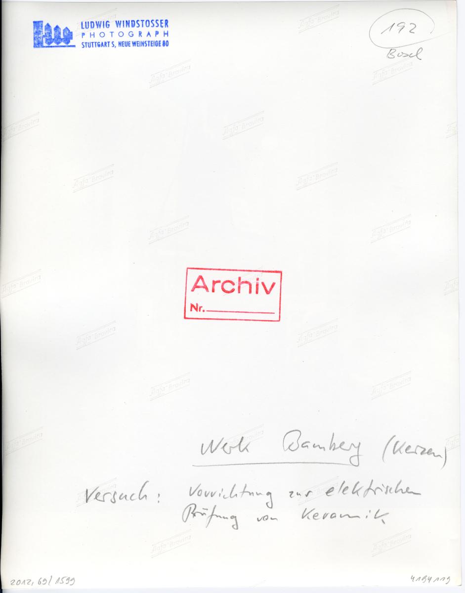 Robert Bosch GmbH, Versuchsanordnung im Labor