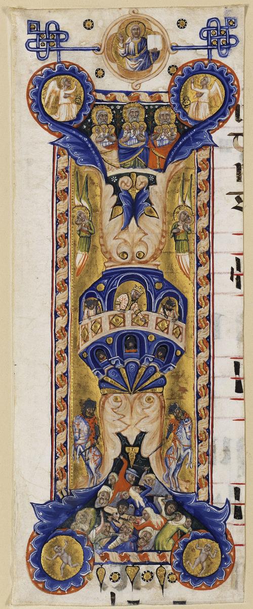 Initiale I, darin der bethlehemitische Kindermord