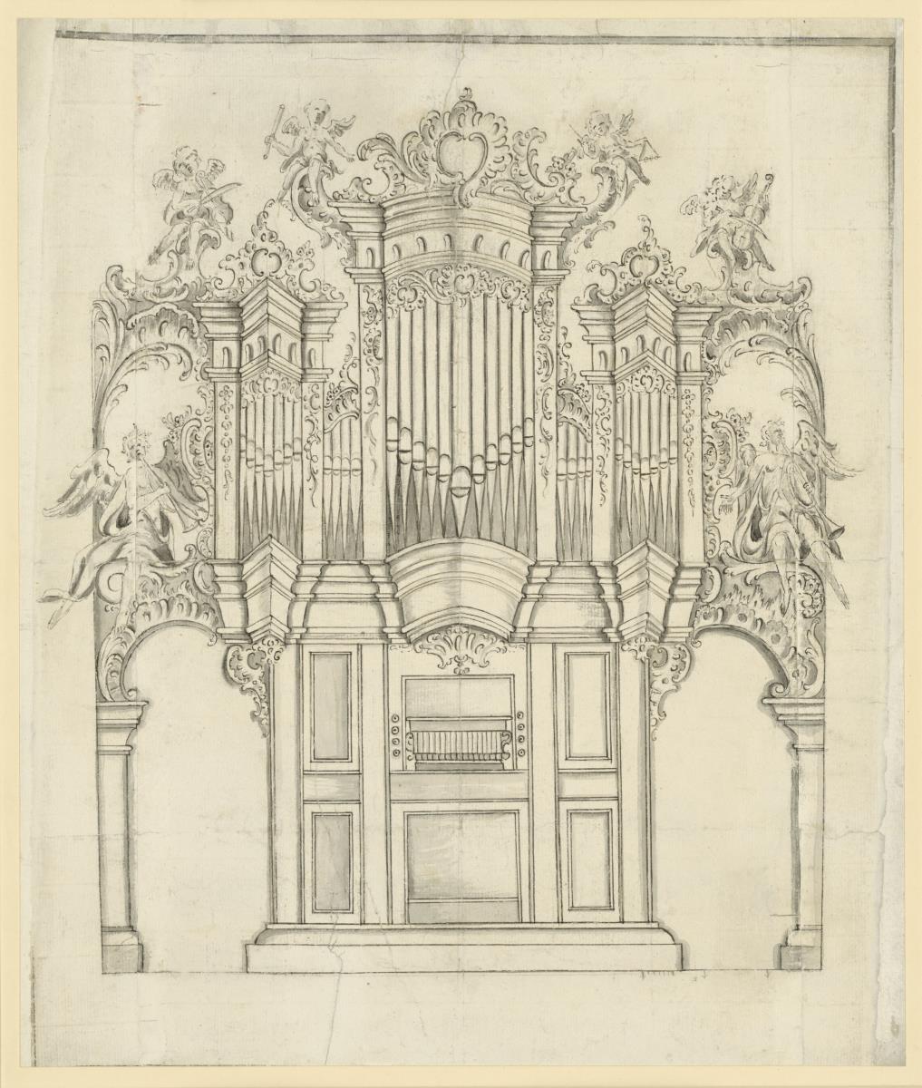 Entwurf für eine Orgel
