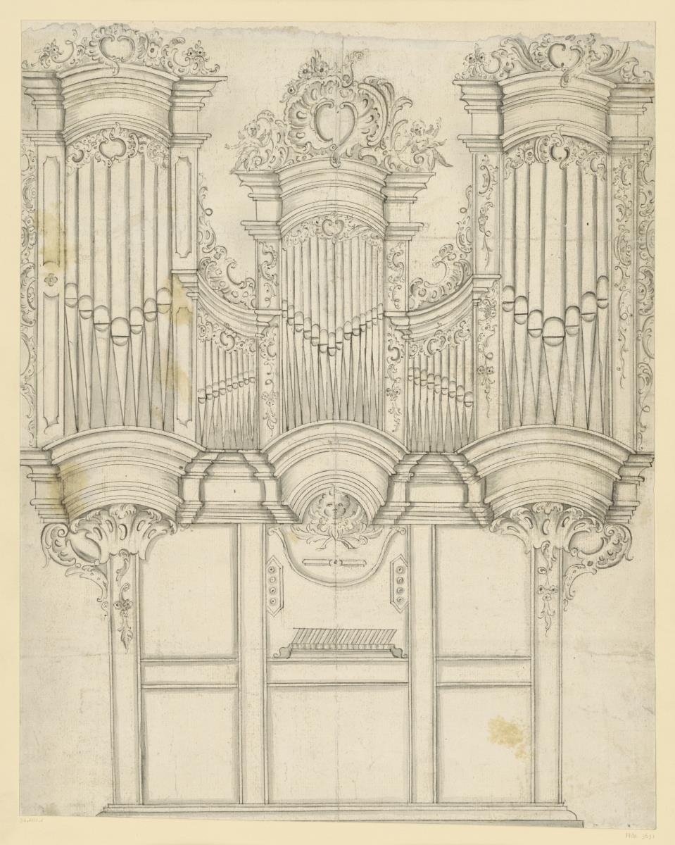 Entwurf für eine Orgel