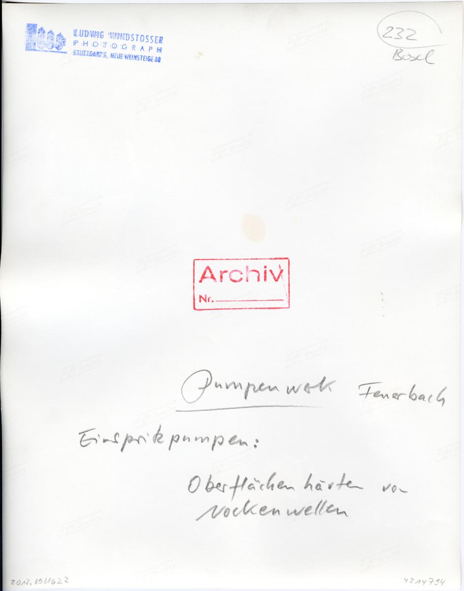 Robert Bosch GmbH, Produktion von Nockenwellen für Einspritzpumpen