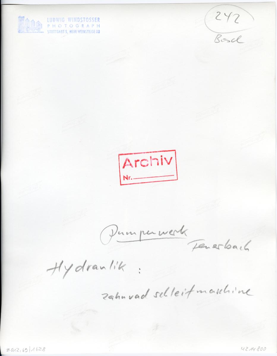Robert Bosch GmbH, Maschinendetail (Schleifmaschine)