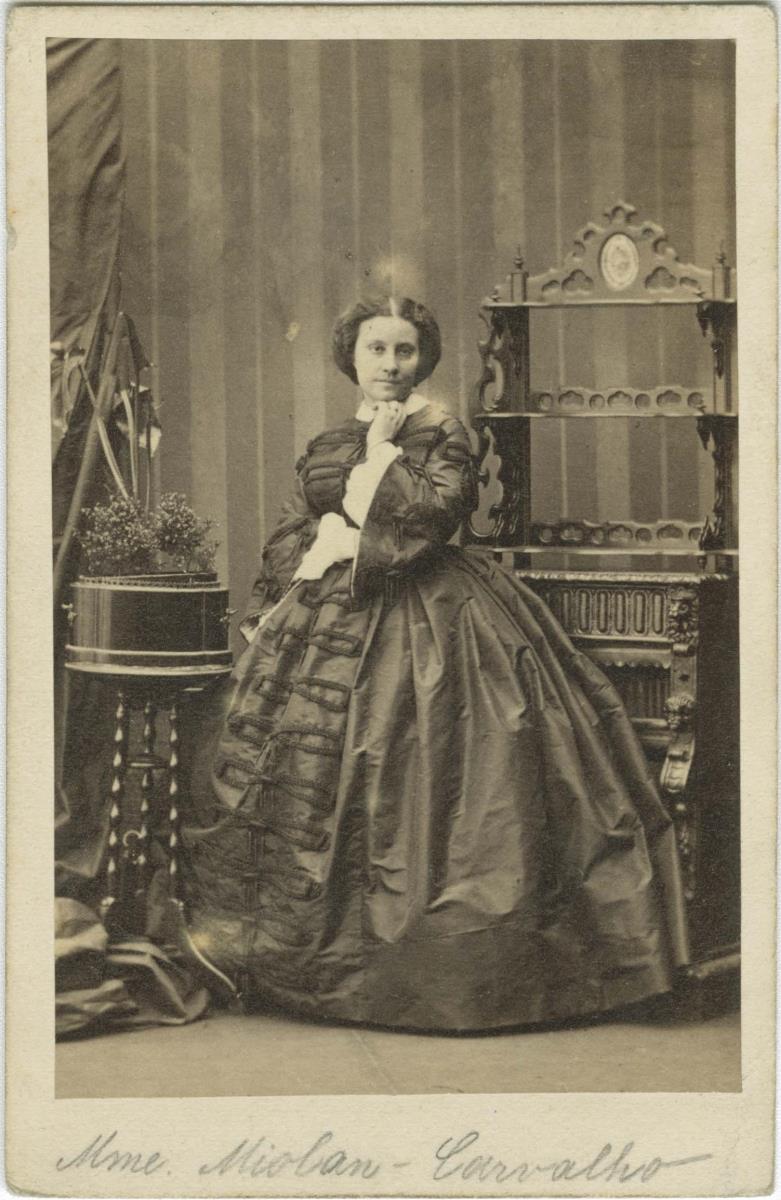 Porträt der Marie Caroline Miolan-Carvalho
