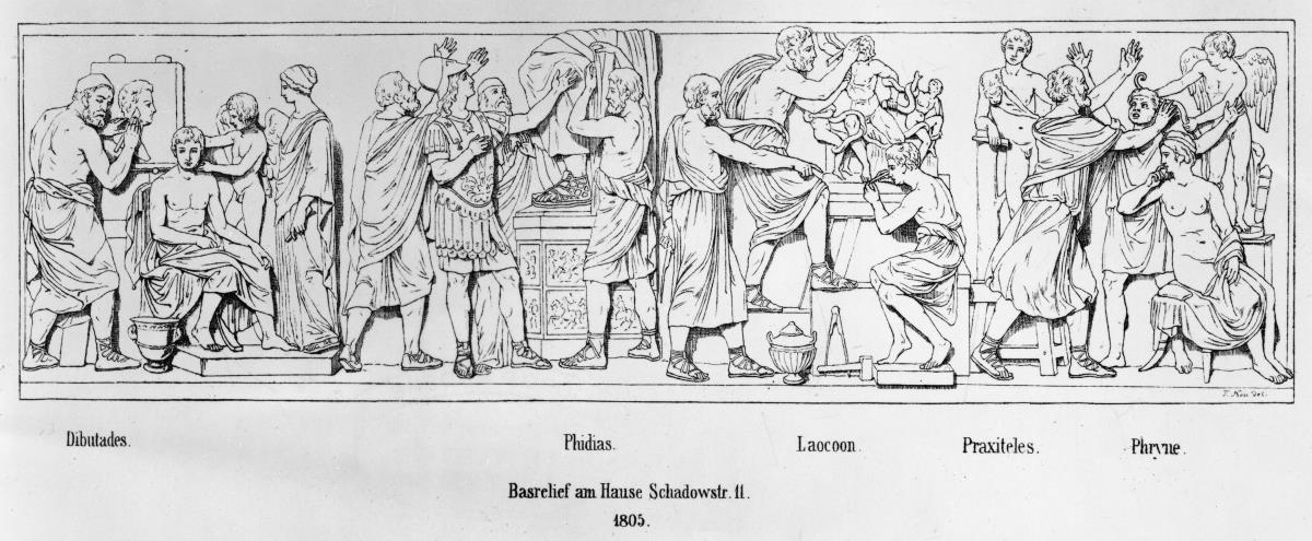 Basrelief am Hause Schadowstraße 11 (1805)