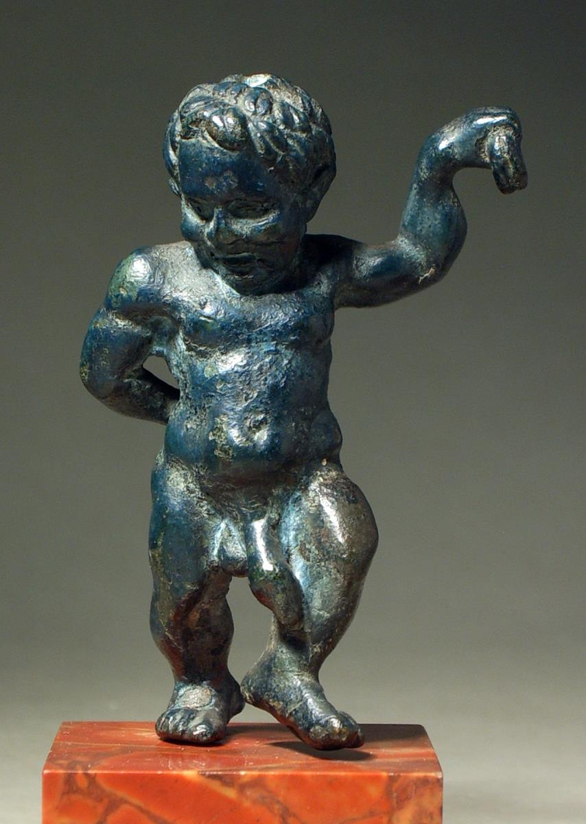 Römische (?) Statuette eines zwergwüchsigen Tänzers