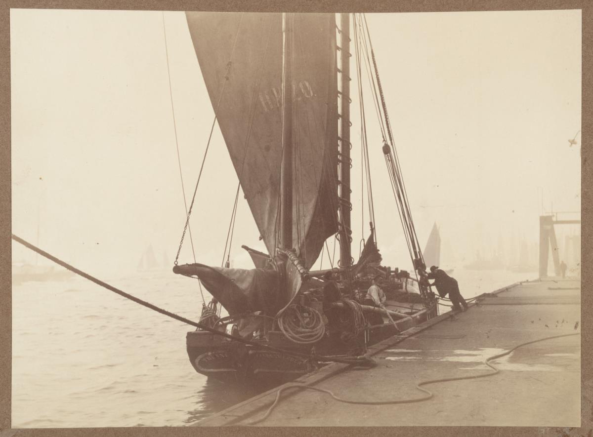 Blankeneser Ewer (aus dem Album "Hamburg: Land und Leute der Niederelbe", Nachträge)