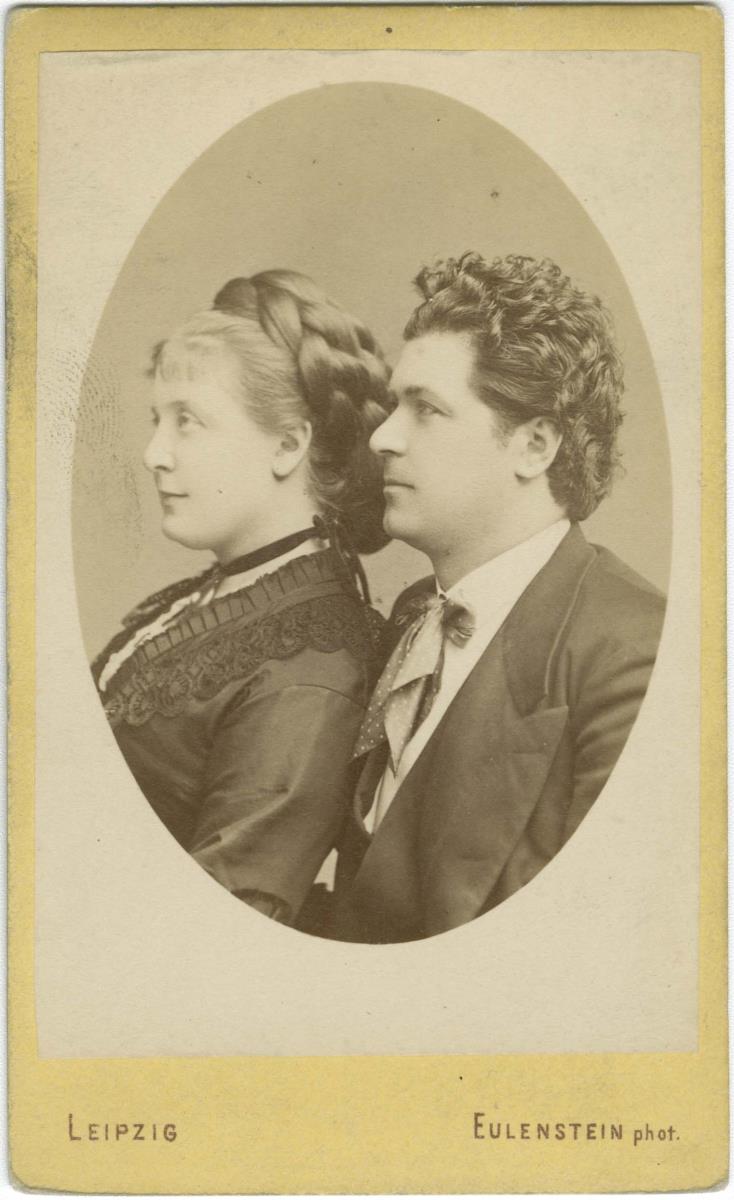 Porträt des Albin Swoboda und Friederike Fischer