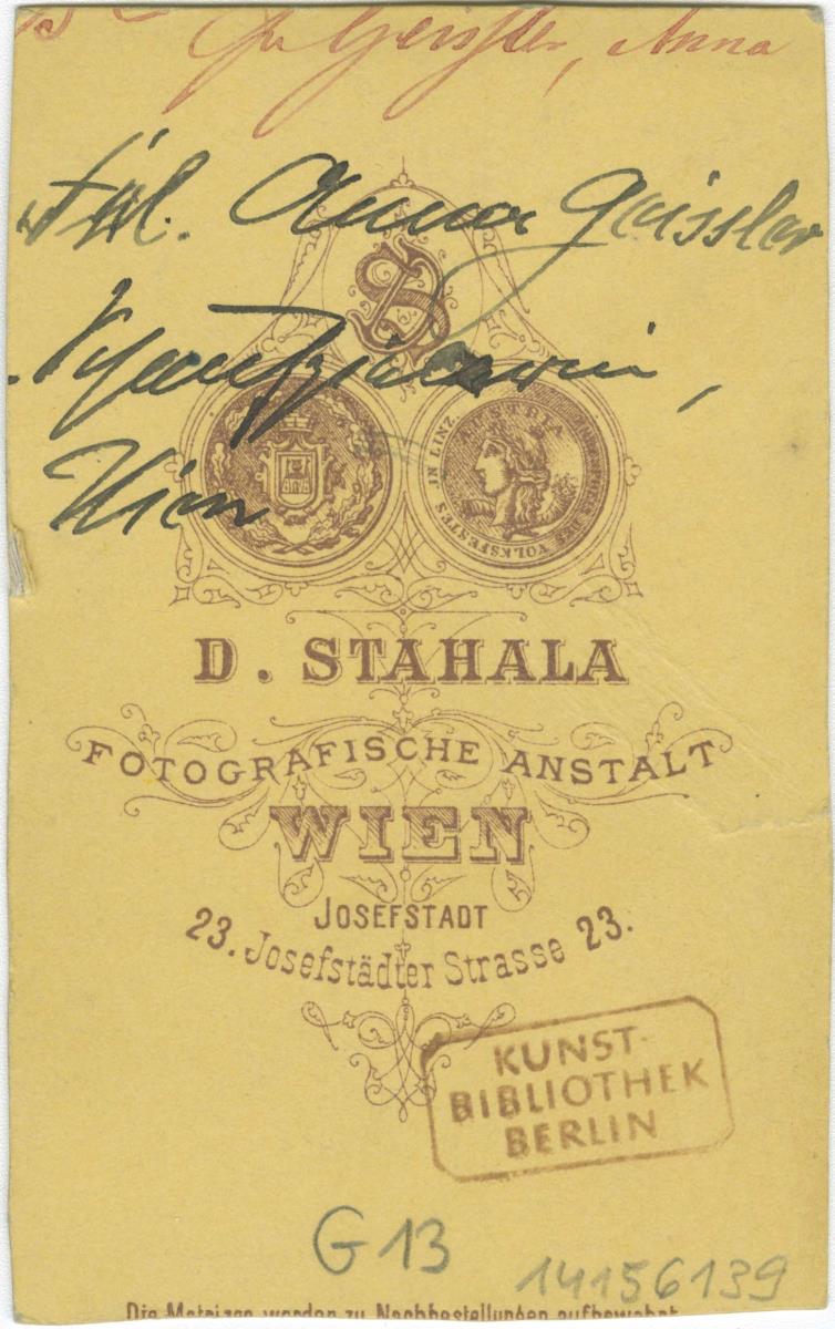 Porträt der Anna Geissler