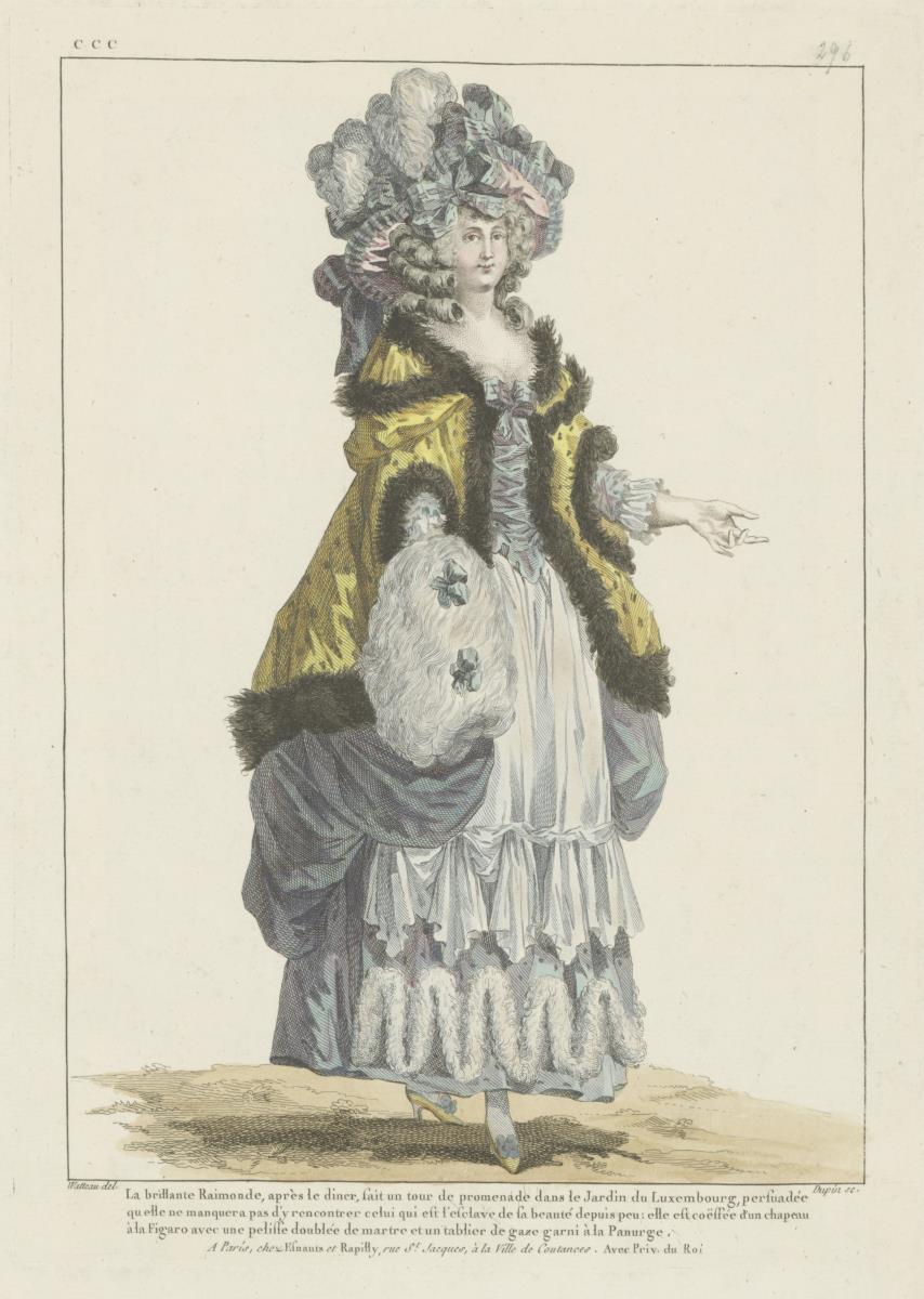 Gallerie des Modes et du Costume Français: la brillante Raimonde. ccc.296