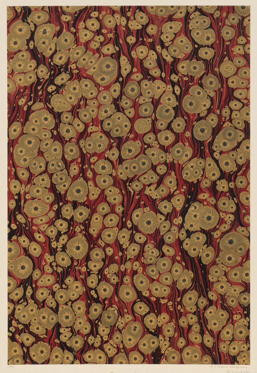 Sonnenmarmorpapier