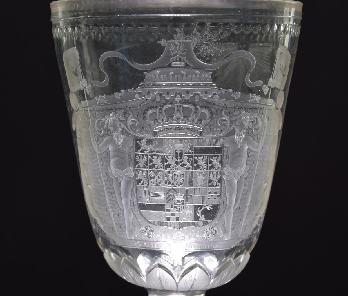 Pokal mit dem großen brandenburgisch-preußischen Wappen