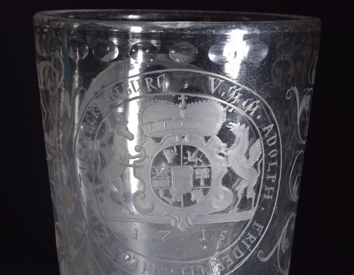 Becher mit mecklenburgischem Wappen