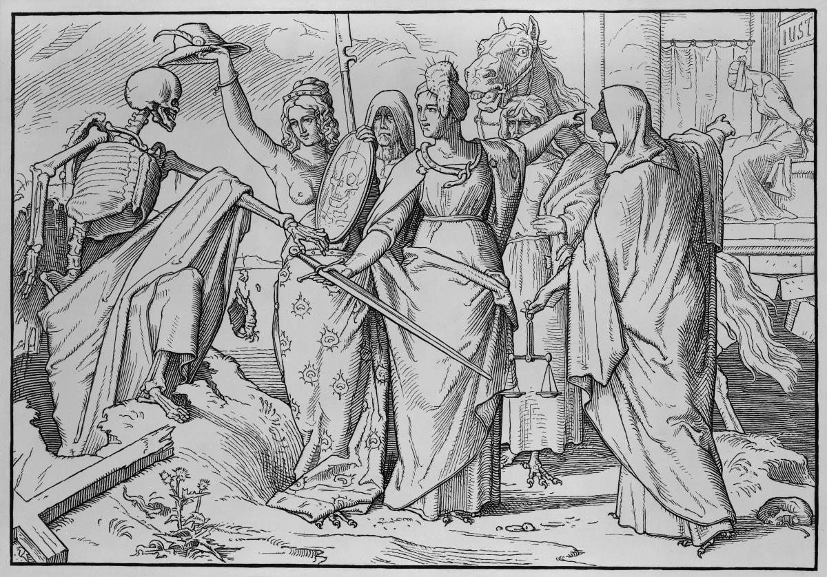 Auch ein Todtentanz aus dem Jahre 1848. Blatt 1