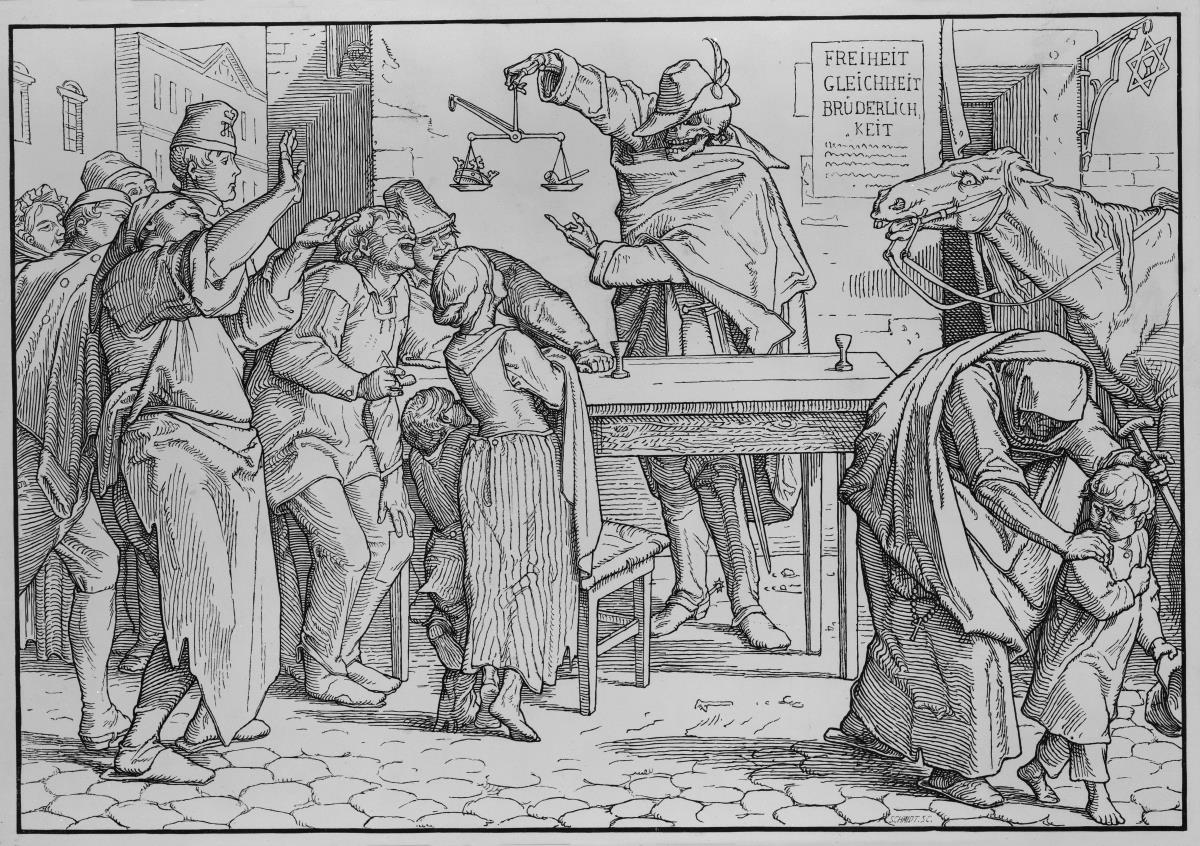 Auch ein Todtentanz aus dem Jahre 1848. Blatt 3