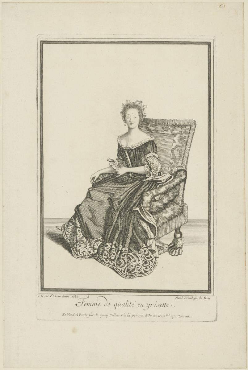 Femme de qualité en grisette