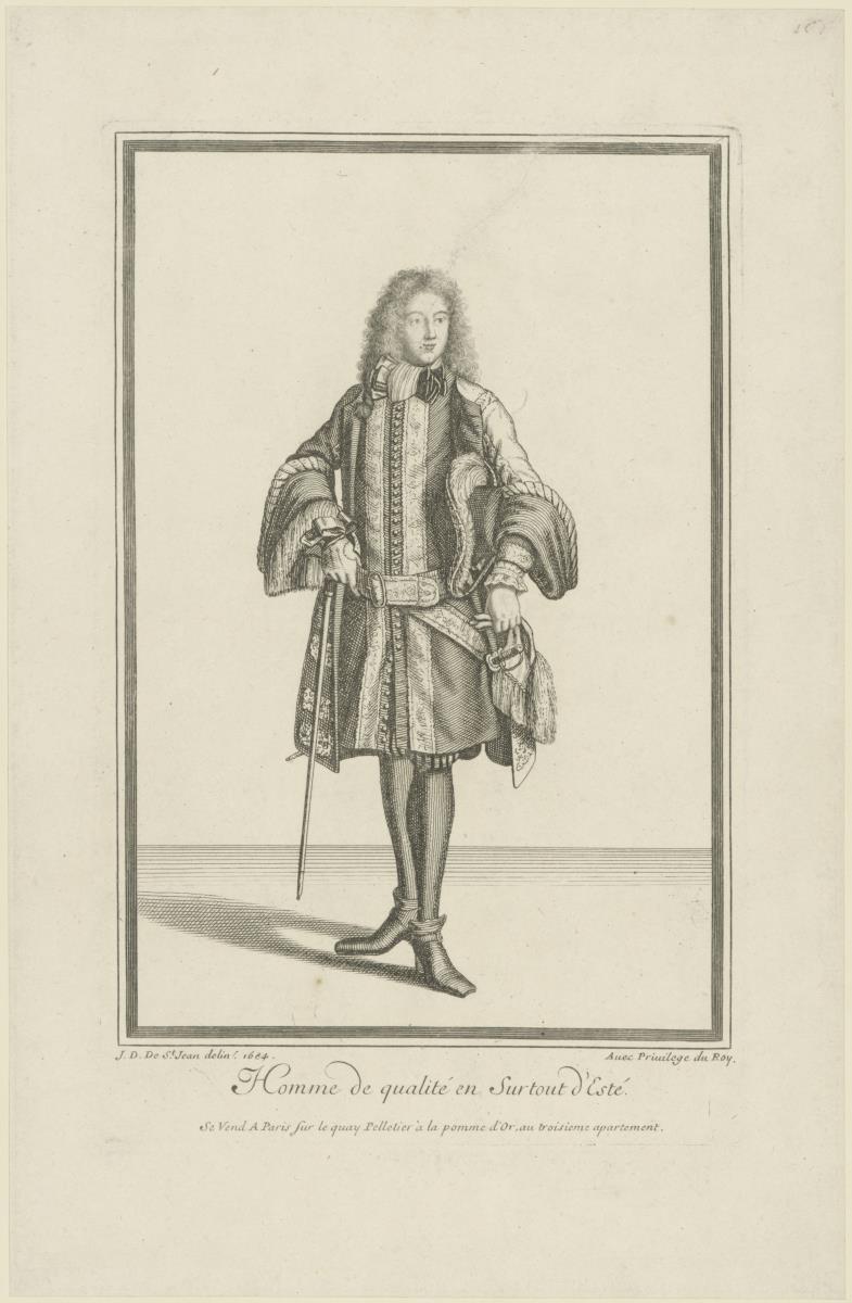 Homme de qualité en surtout d'esté