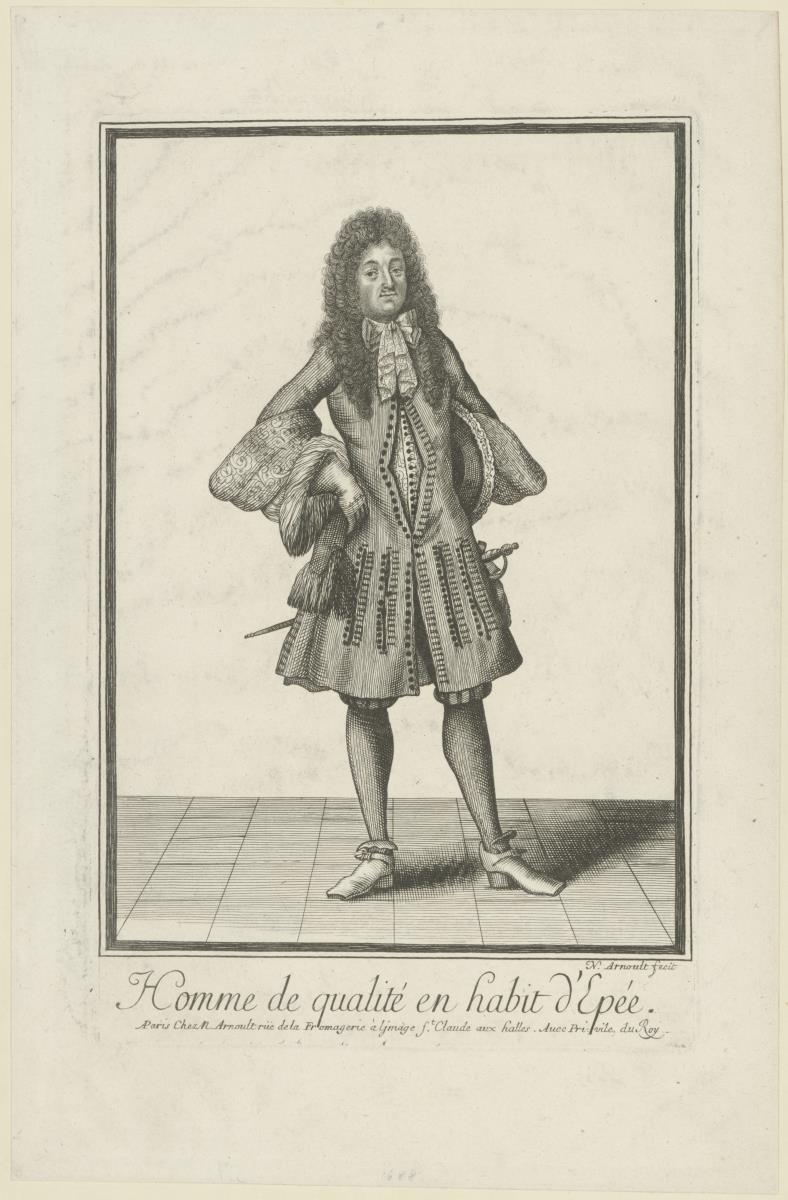 Homme de qualité en habit d'Epée