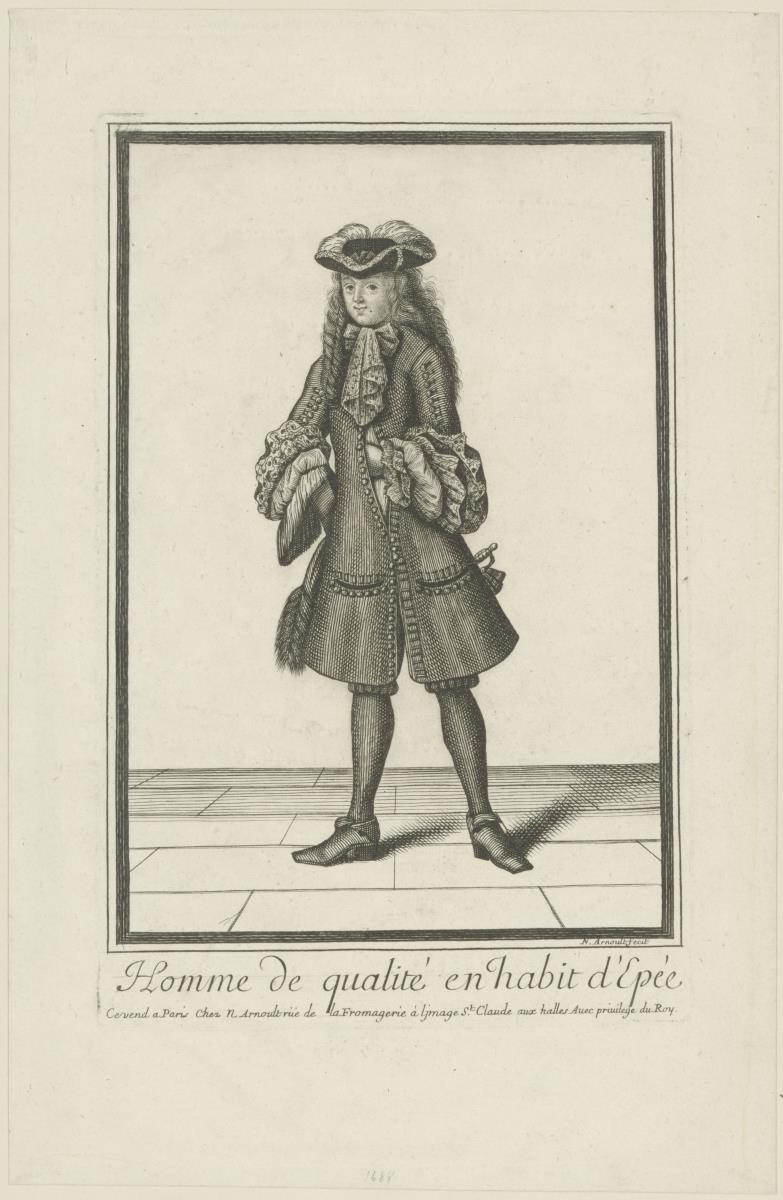 Homme de qualité en habit d'Epée