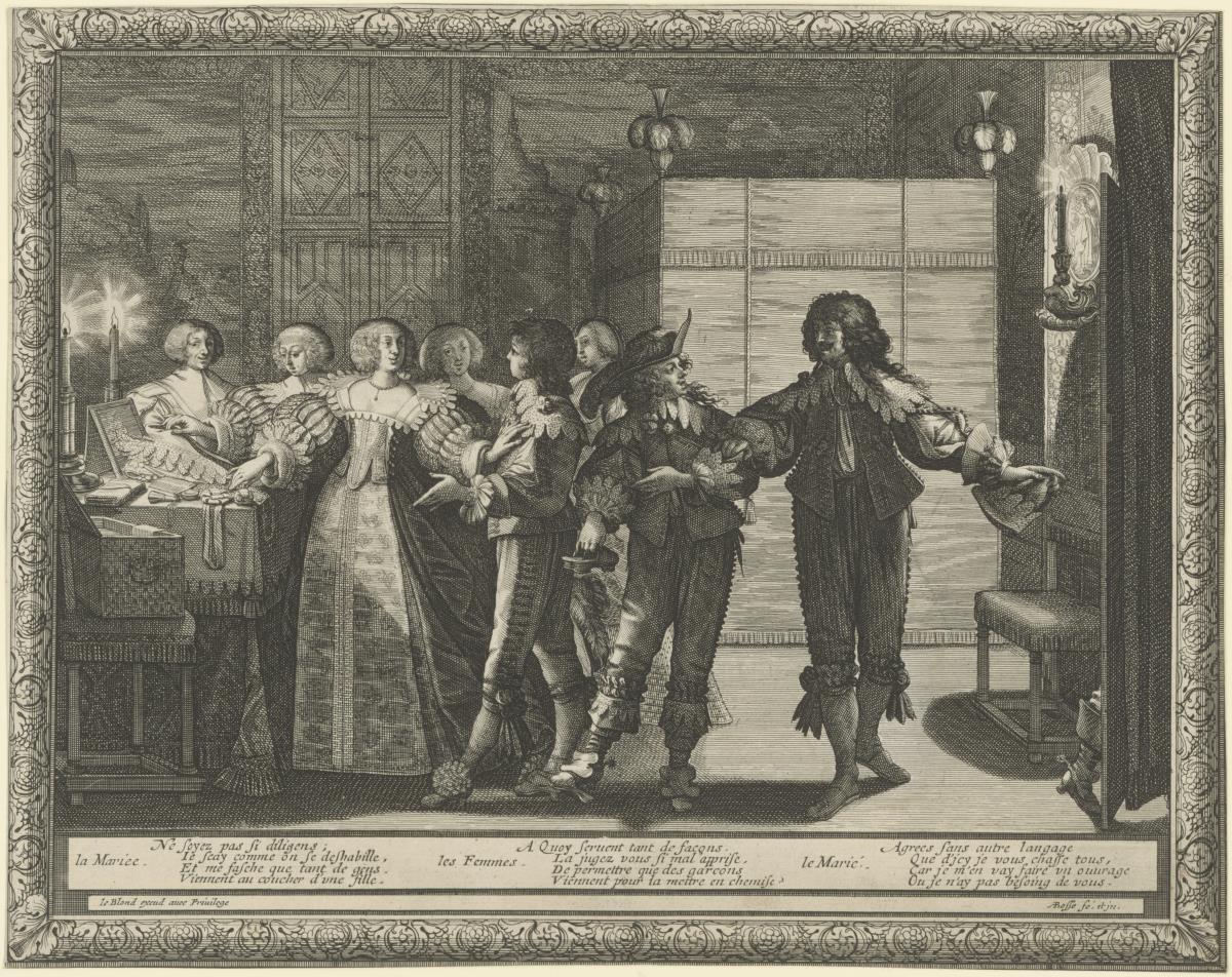 Das Zubettgehen der Braut (Le coucher de la Mariée)